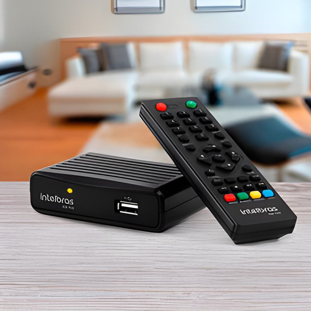 Conversor Digital de TV Intelbras com Gravador CD 700