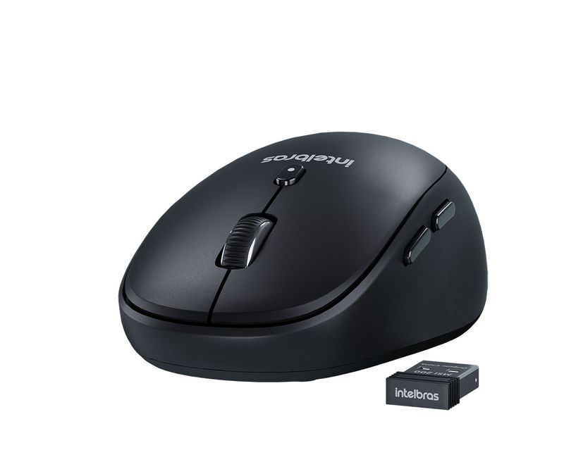 Mouse Intelbras MSI200 Sem Fio Preto
