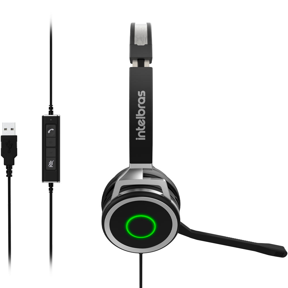 Headset Intelbras WHS 80 USB