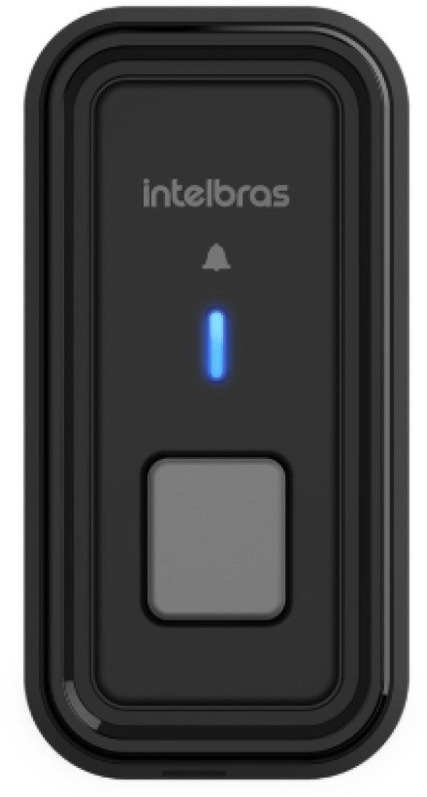Campainha Sem Fio com Bateria Intelbras CIB 101 Preta