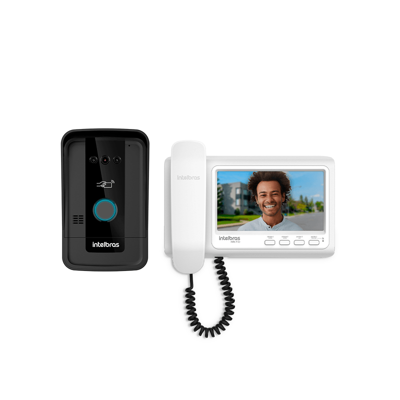 Videoporteiro com monofone IVR 7 ID Intelbras
