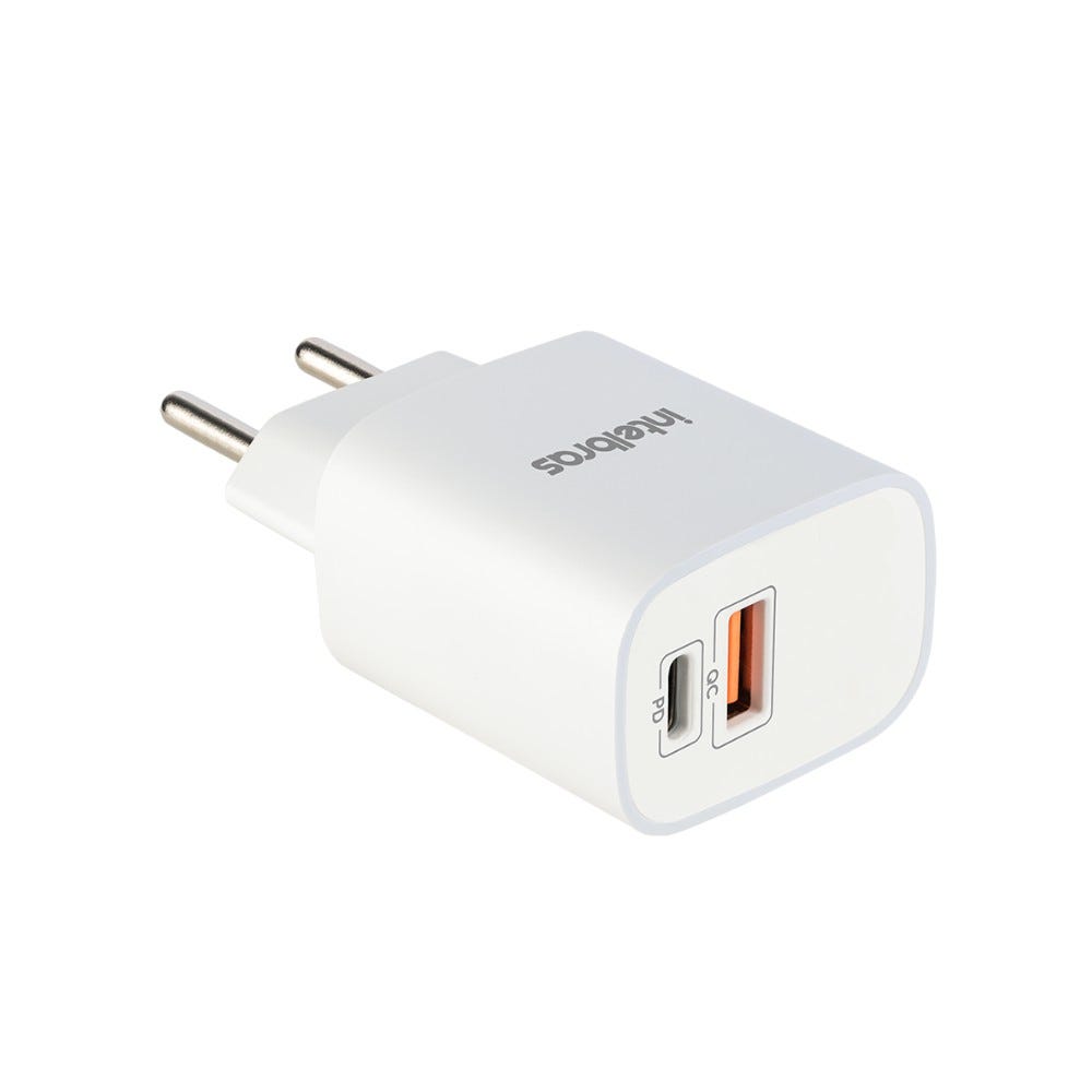 Carregador Ultra Rápido 2 Portas USB EC 11 POWER 20W Intelbras Branco