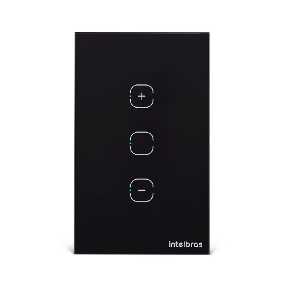 Interruptor Dimmer Smart Wi-Fi Touch Intelbras EWS 1101 Preto