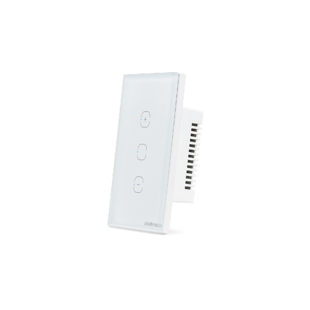 Interruptor Dimmer Smart Wi-Fi Touch Intelbras EWS 1101 Branco