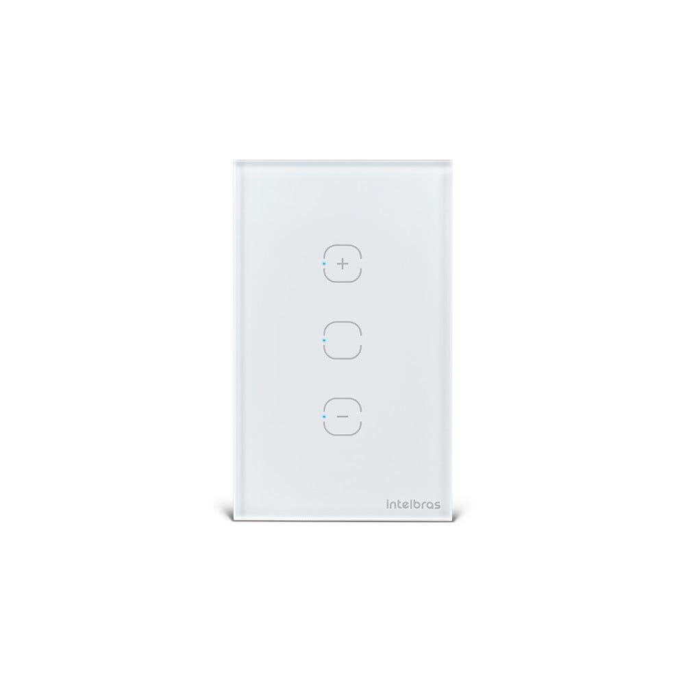 Interruptor Dimmer Smart Wi-Fi Touch Intelbras EWS 1101 Branco