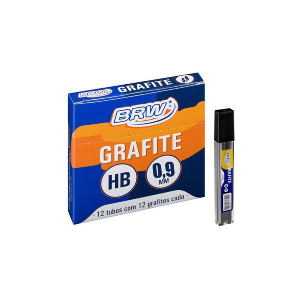 Grafite HB 0,9mm BRW Caixa com 12 Tubos - GF0901