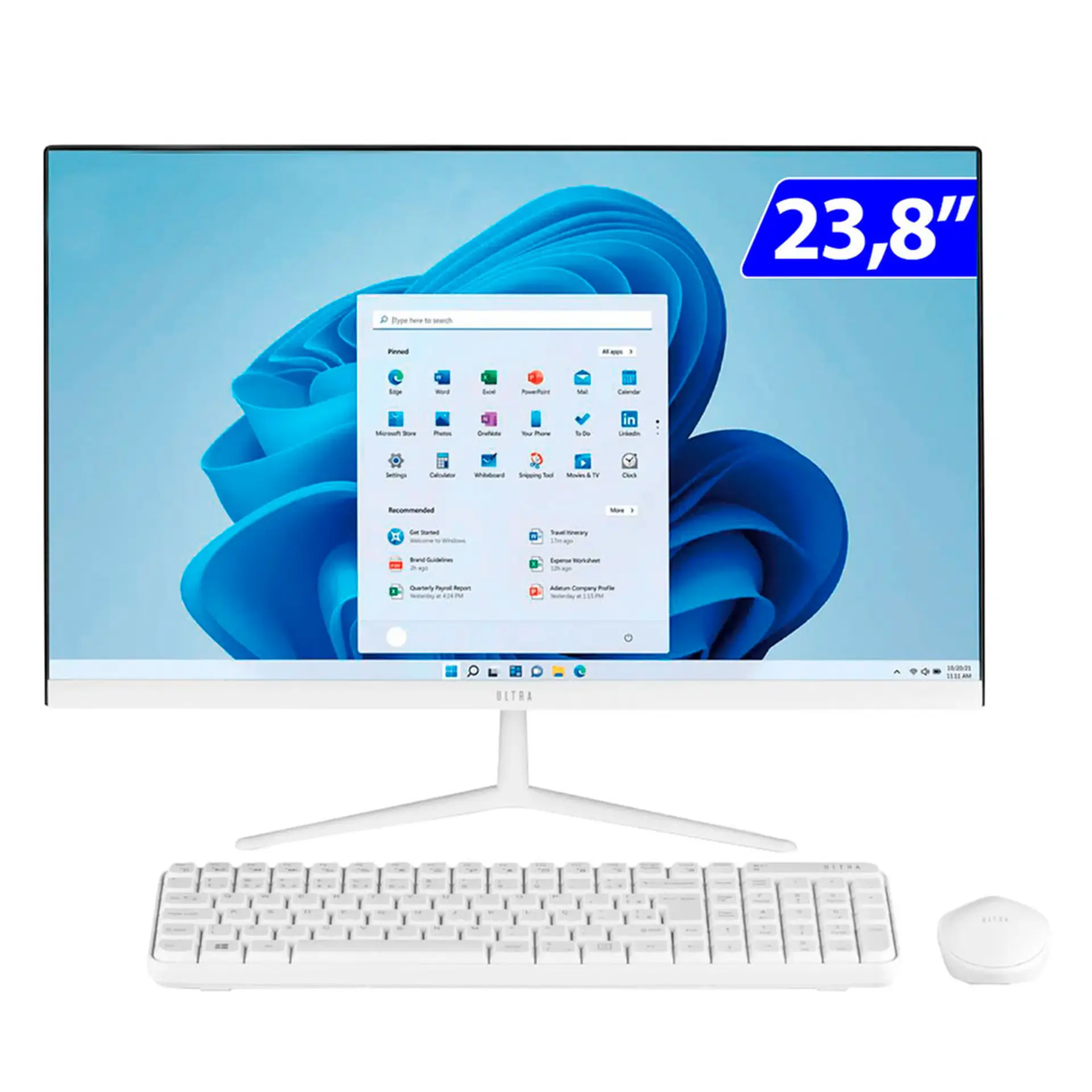 Computador Multil Ultra Intel Celeron W11 4GB 120GB SSD UB830 - Branco - Bivolt