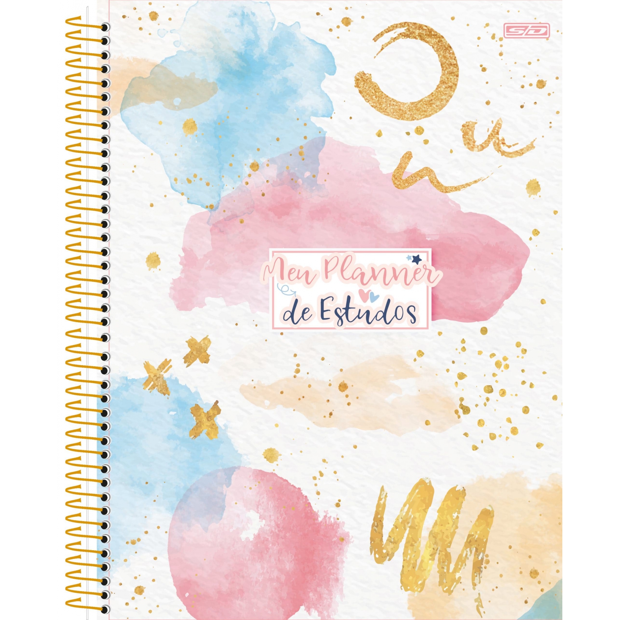 Planner São Domingos de Estudos Permanente Espiral 84 Folhas Sortido