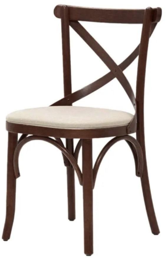 Mesa de Jantar Flower 8 Cadeiras Paris Madeira Maciça Artefama - Canela