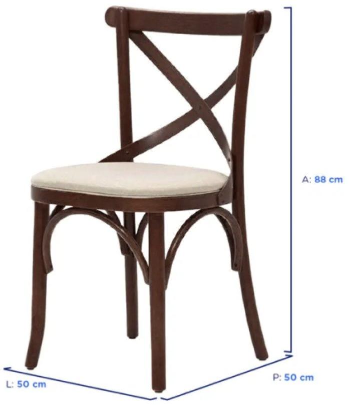 Mesa de Jantar Flower 8 Cadeiras Paris Madeira Maciça Artefama - Canela