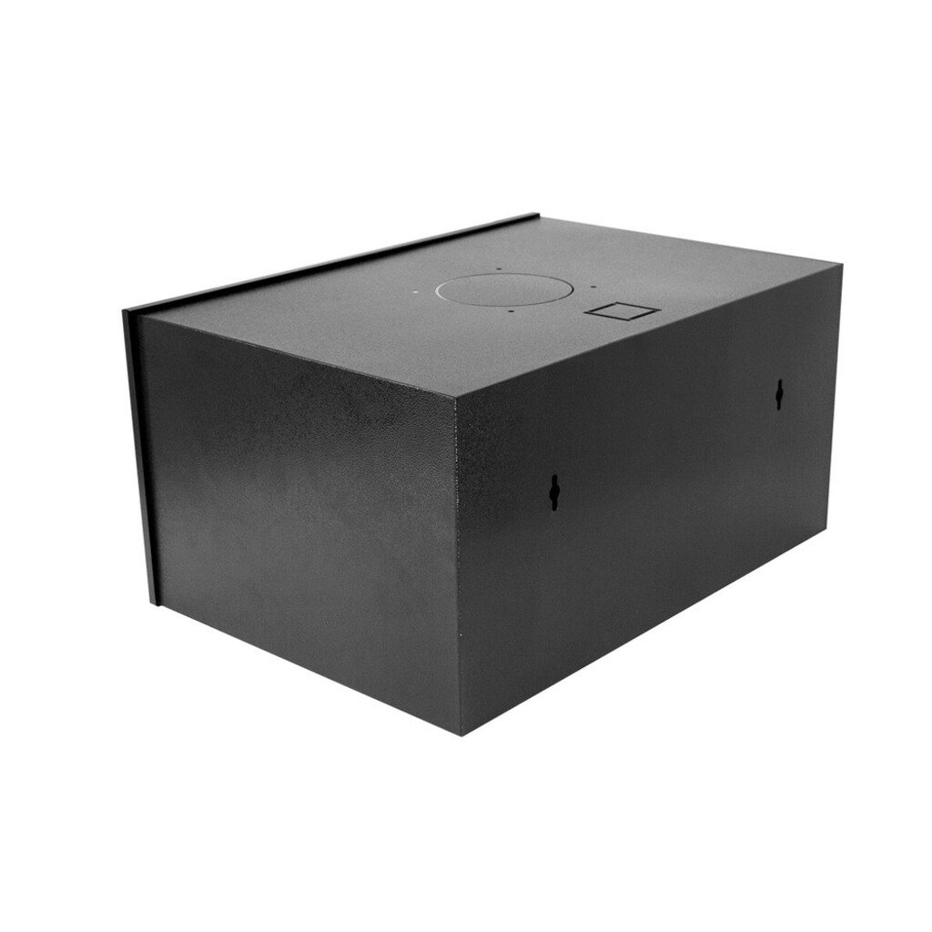 Mini-Rack Parede 5U x 350mm 19 Polegadas Preto Visor Acrílico GForce - 475