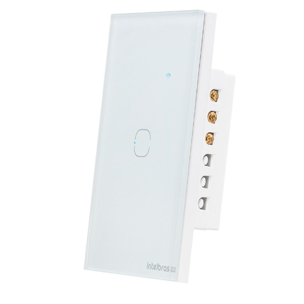 Interruptor Touch Inteligente Zigbee Intelbras EZS 1001 Preto