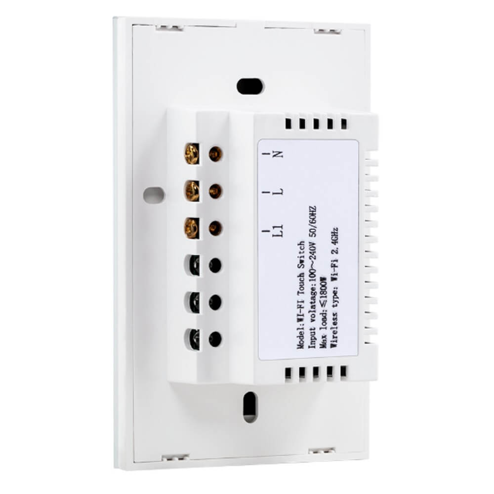 Interruptor Touch Inteligente Zigbee Intelbras EZS 1001 Preto