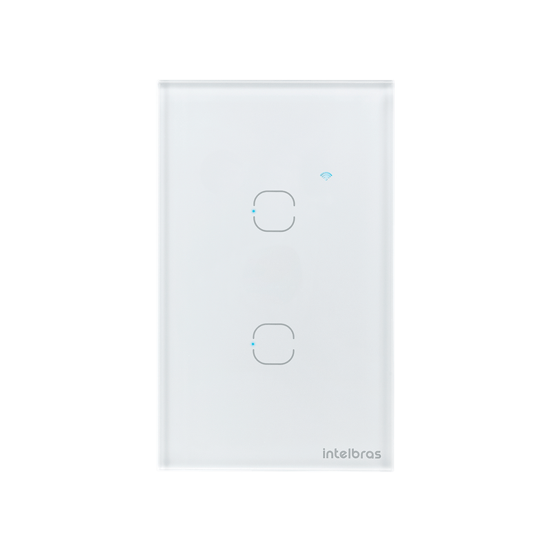 Interruptor Touch Inteligente Zigbee Intelbras EZS 1002 Branco
