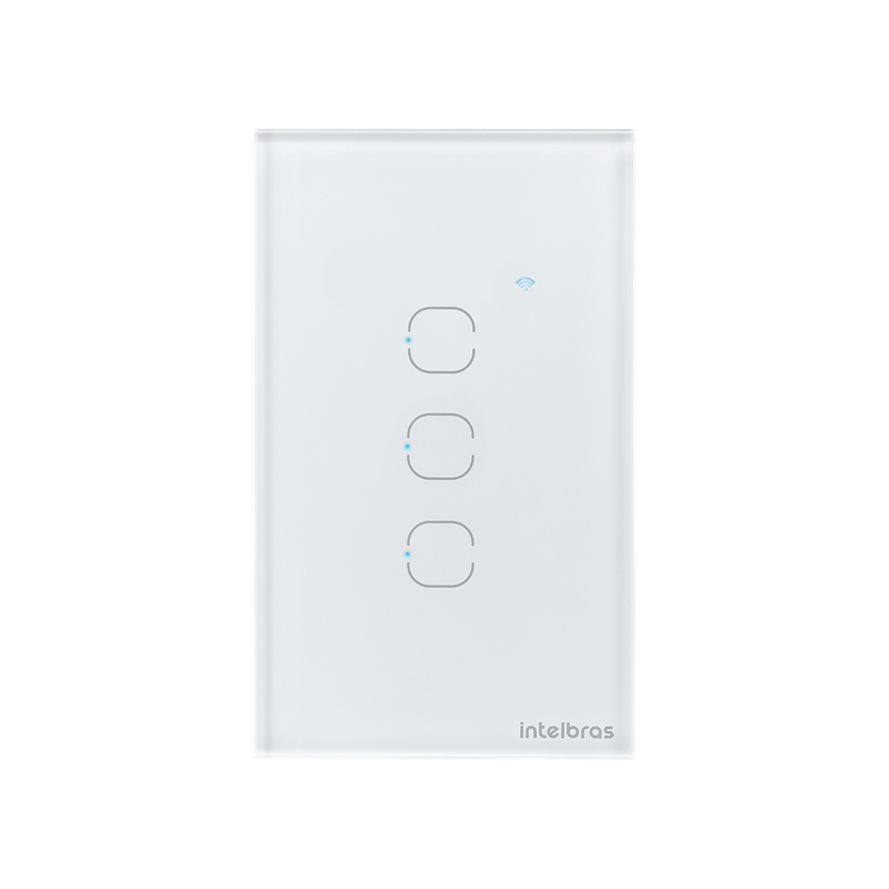 Interruptor Touch Inteligente Zigbee Intelbras EZS 1003 Branco