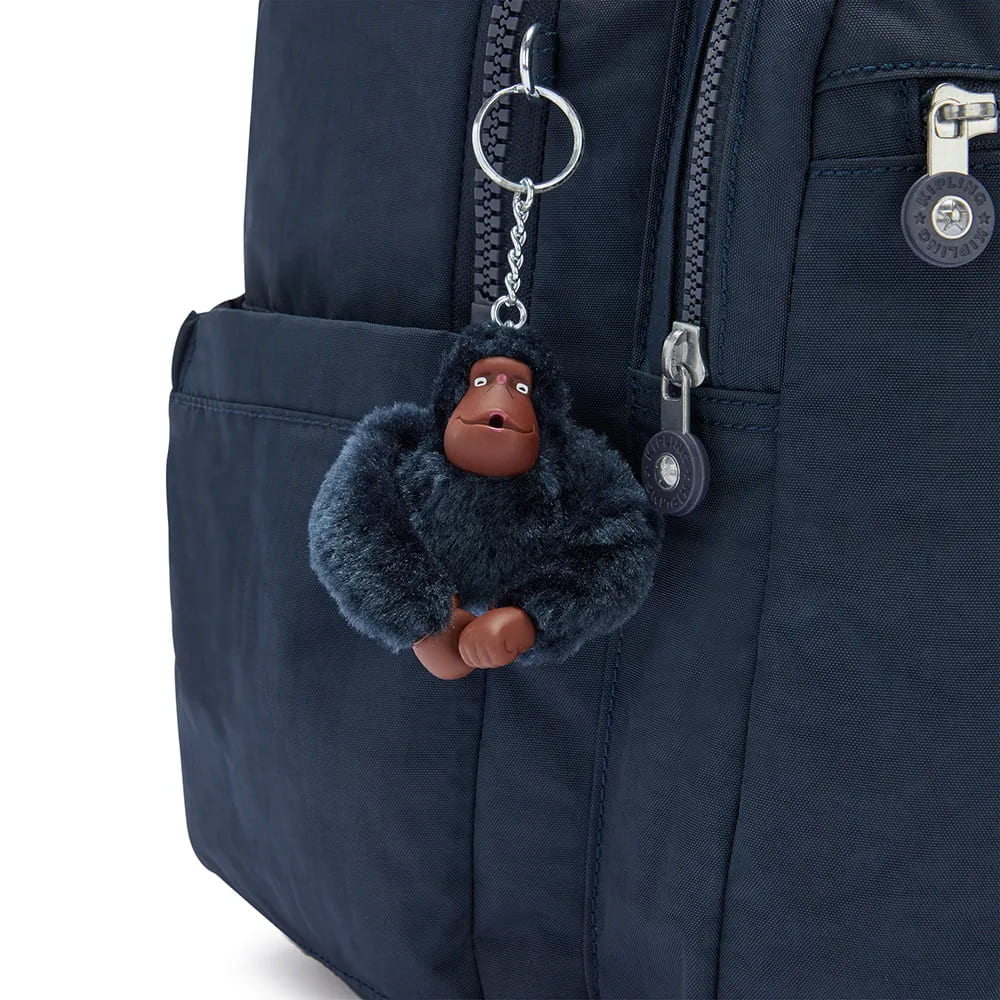Mochila Kipling Seoul True Blue Tonai Grande Azul