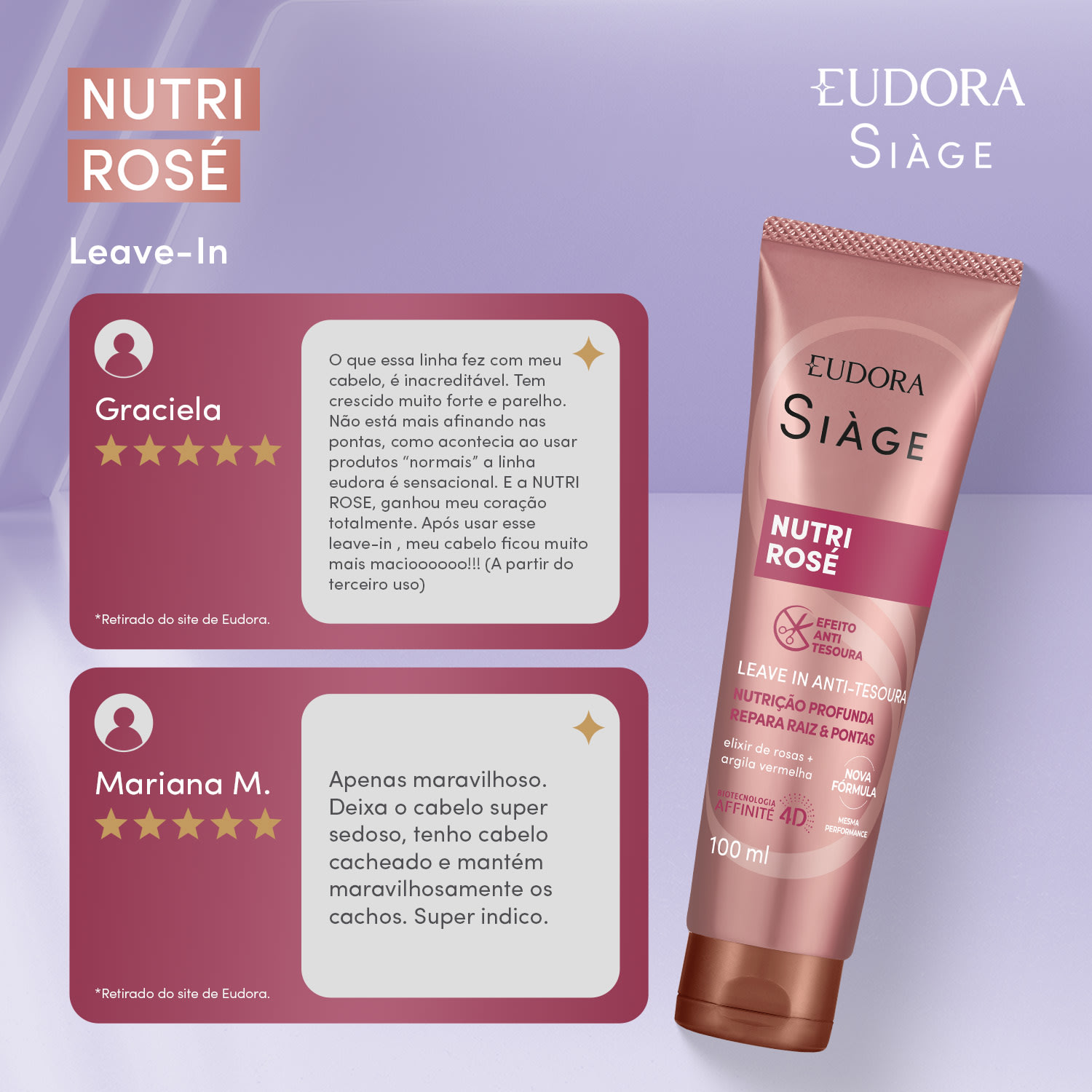 Leave-in Siàge Nutri Rosé 100ml