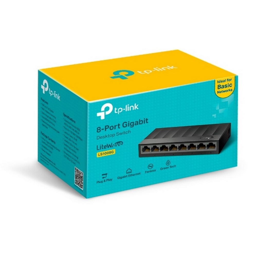 Switch Tp-Link LS1008G 8 Portas 10/100/1000Mbps Lite Wave