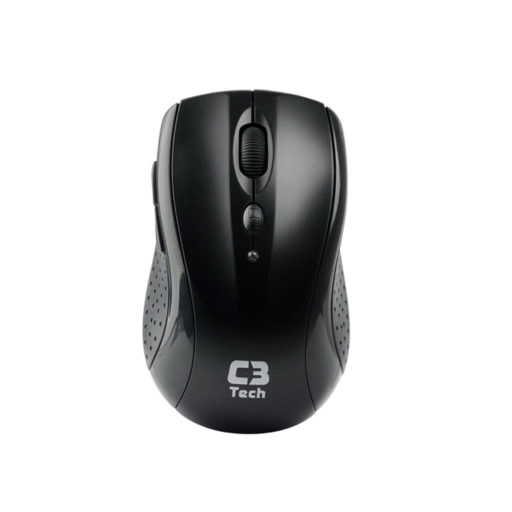 Mouse Sem Fio C3Tech 1600 DPI M-W012BK Preto