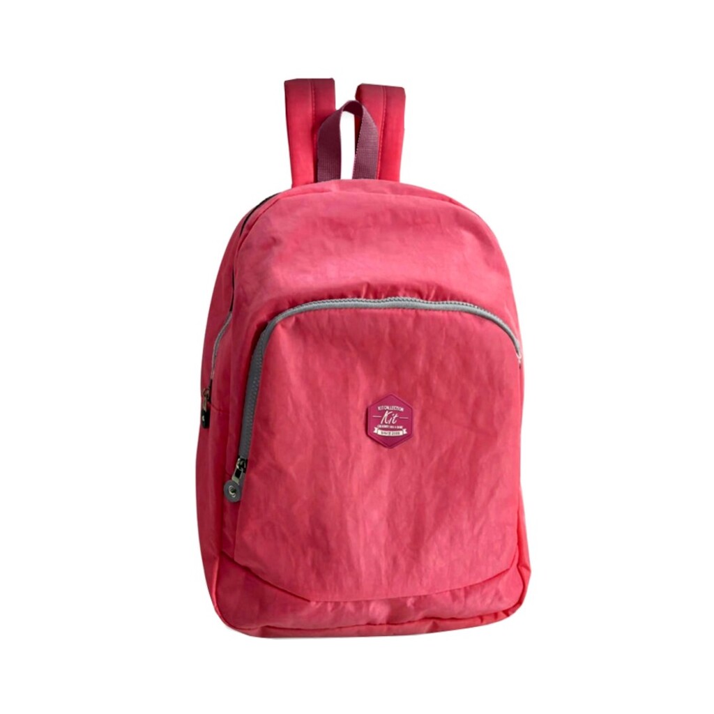 Mochila Escolar Juvenil Kiting Rosa Kit 698140