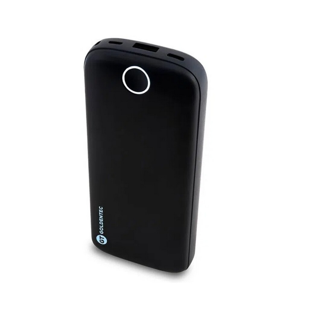 Carregador de Celular Portátil Power Bank 20.000mAh 1 USB 2.1A Preto Goldentec - GT - 44298