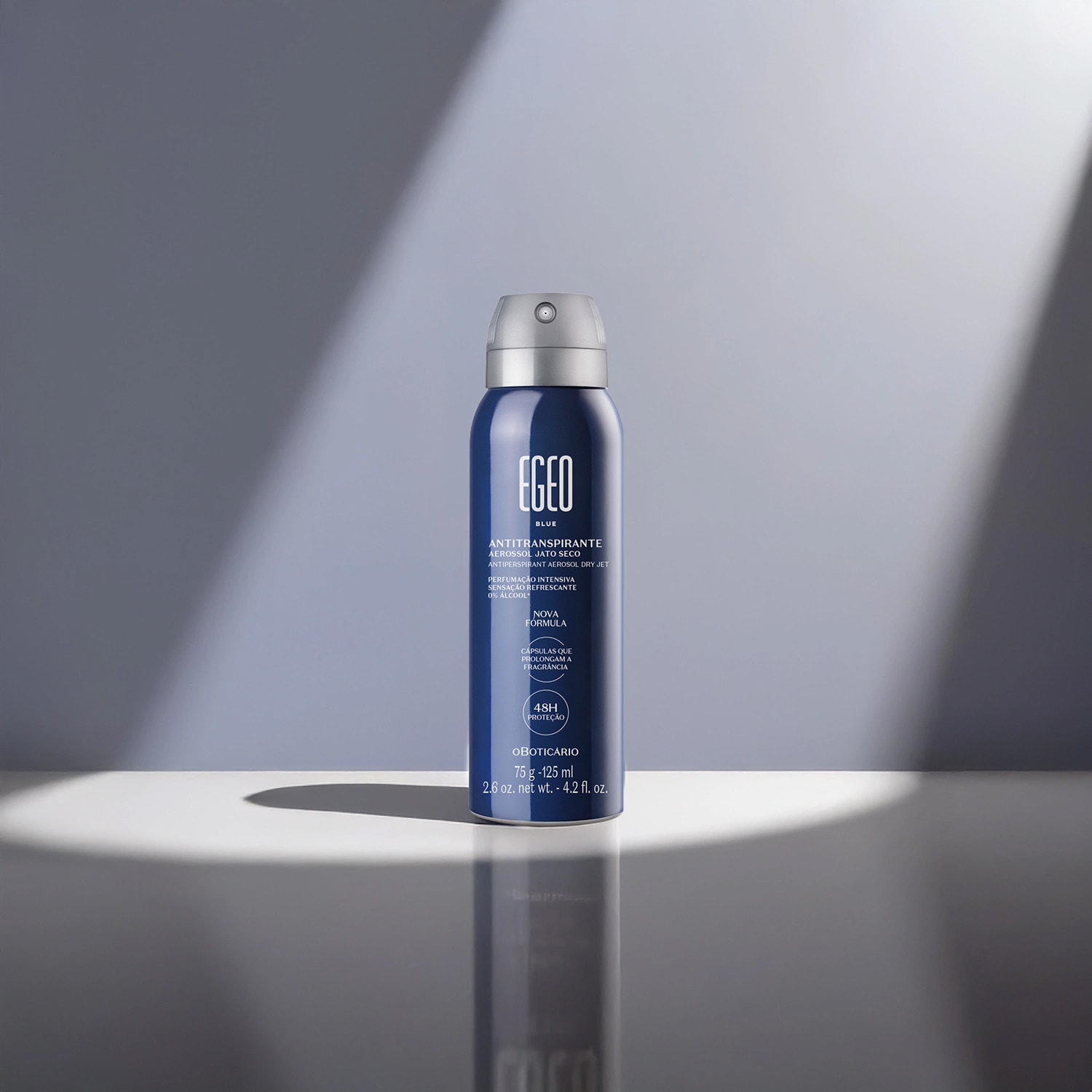 Desodorante Antitranspirante Aerossol Egeo Blue 75g/125ml