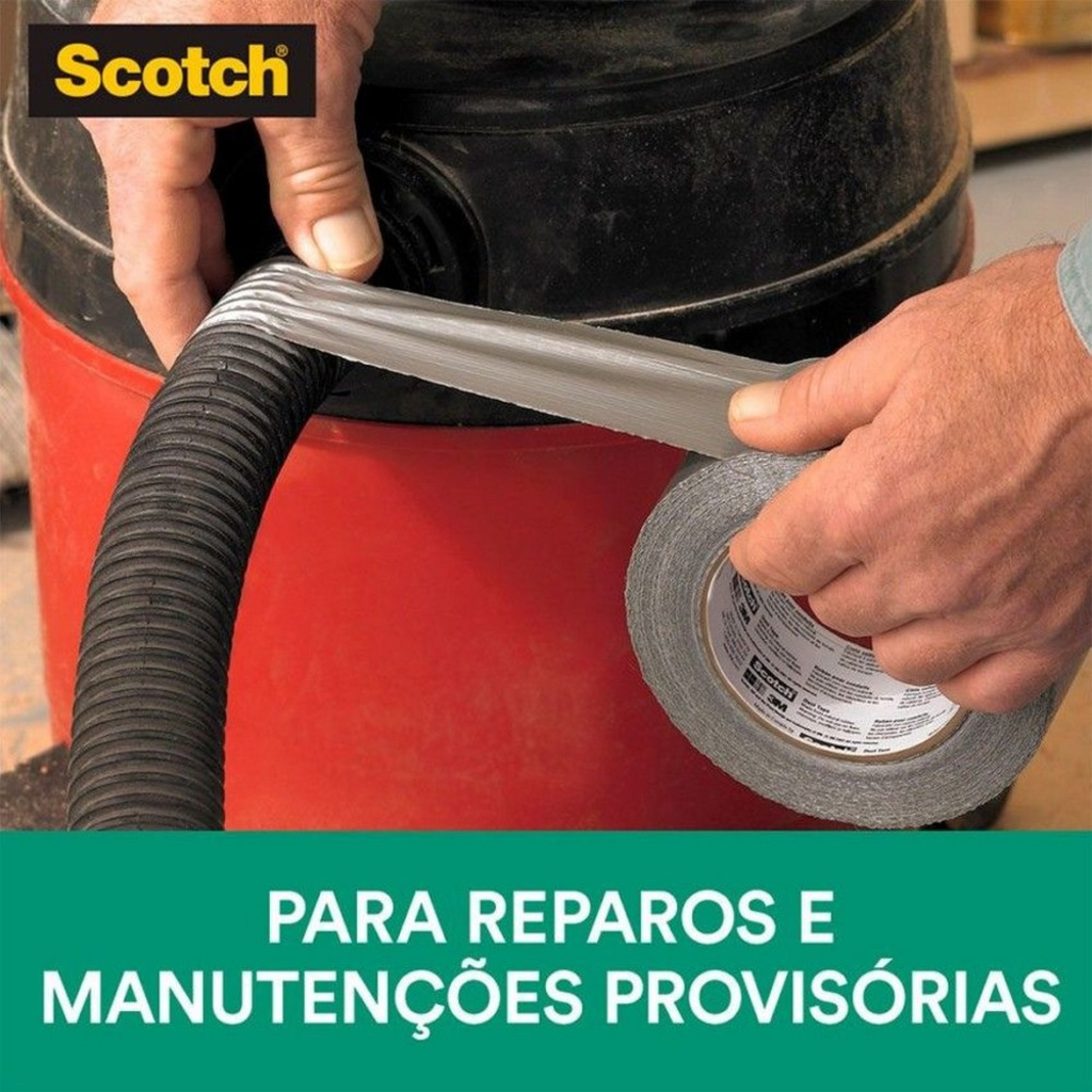 Fita Adesiva Silver Tape Scotch 3M 45mm x 5M Prata - HB004557912 - 130729