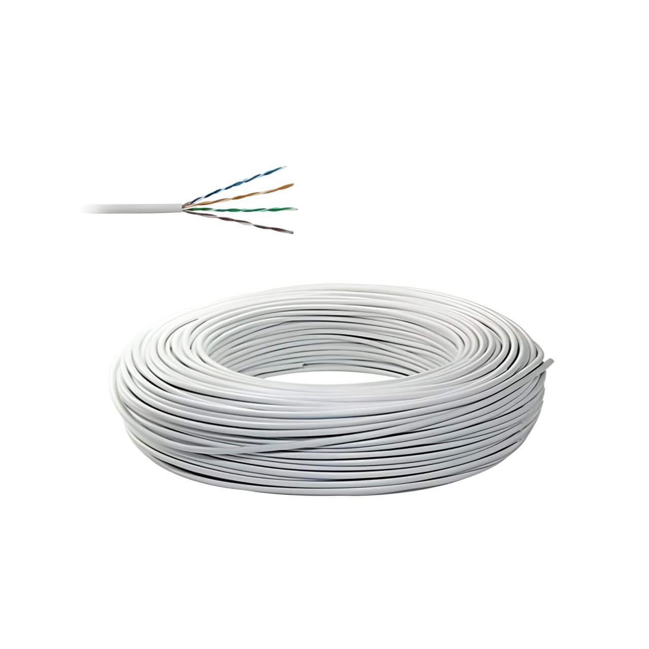 Cabo Par para CFTV Analógico Multi Cam Intelbras Branco