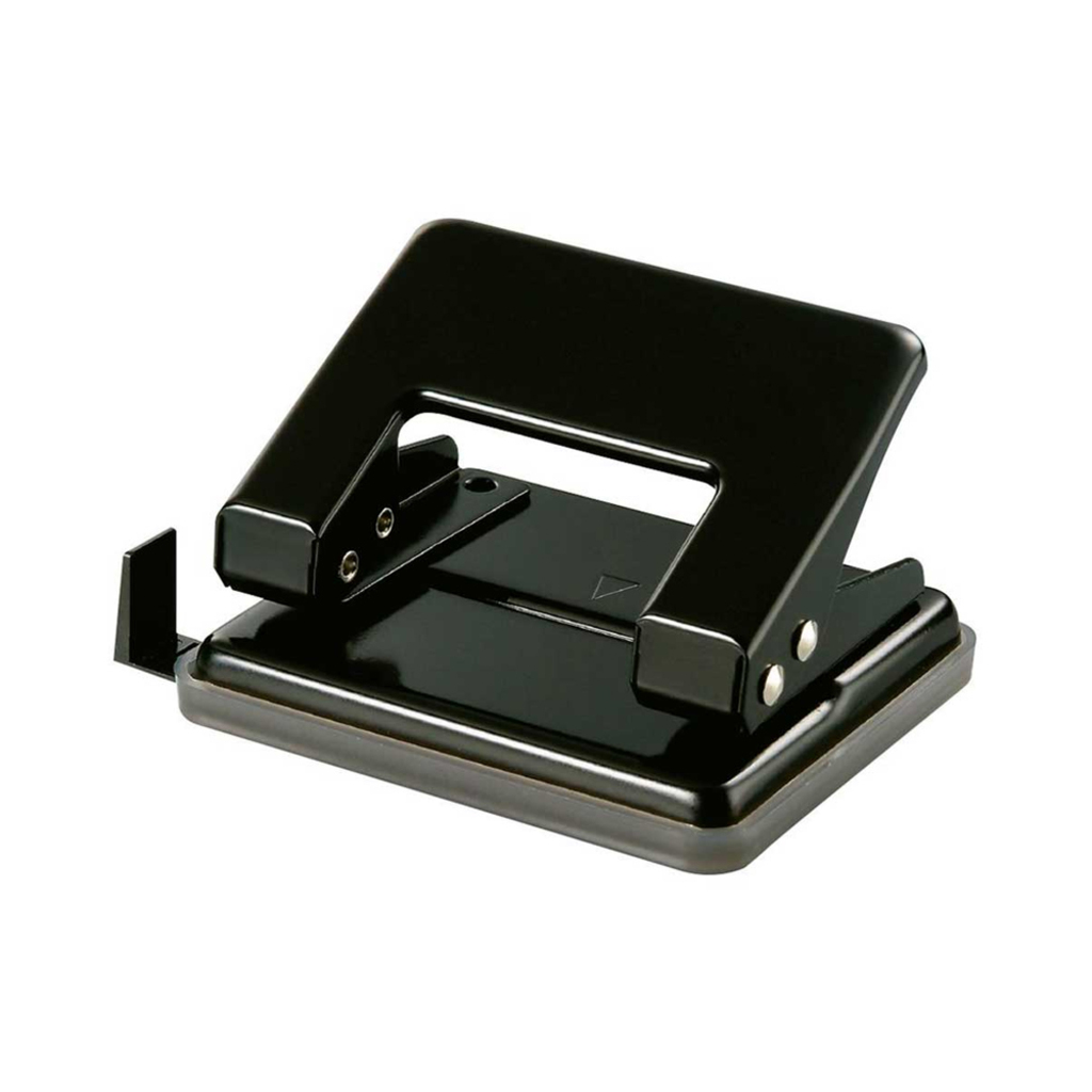 Perfurador de Papel Metal 20 Folhas Preto Masterprint - Unitário - MP 801