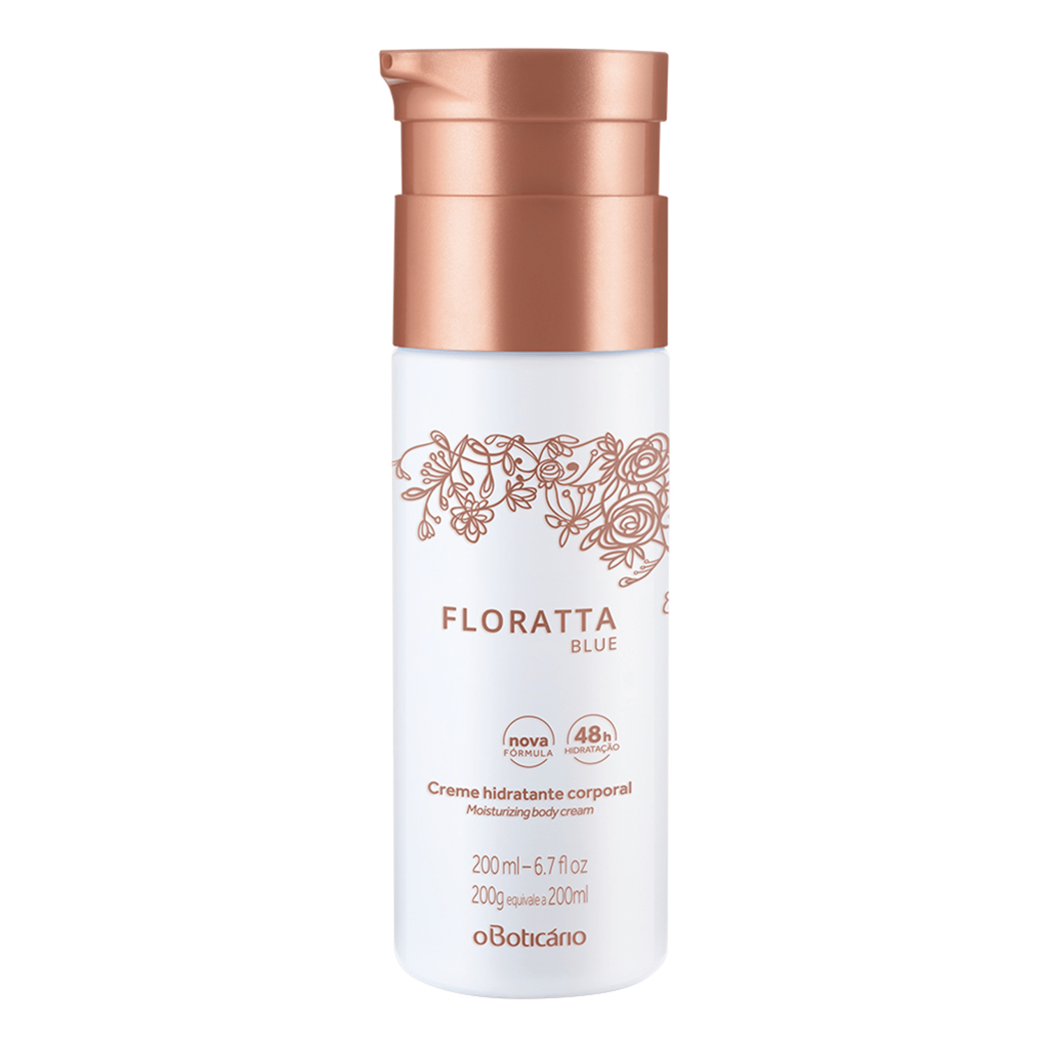Creme Hidratante Desodorante Corporal Floratta Blue 200ml