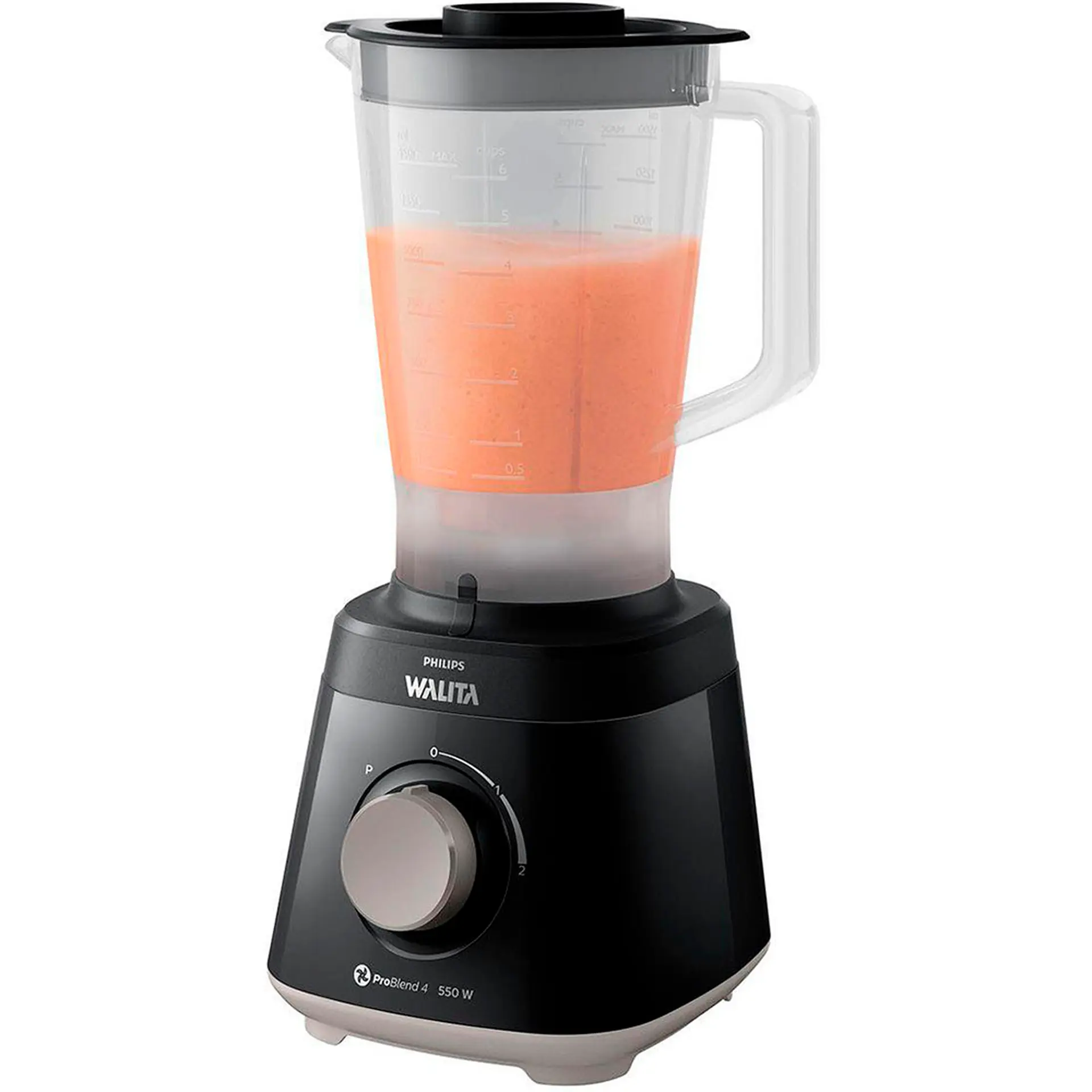 Liquidificador Philips Walita RI2110 2L 550W 2 Velocidades - Preto - 110 Volts
