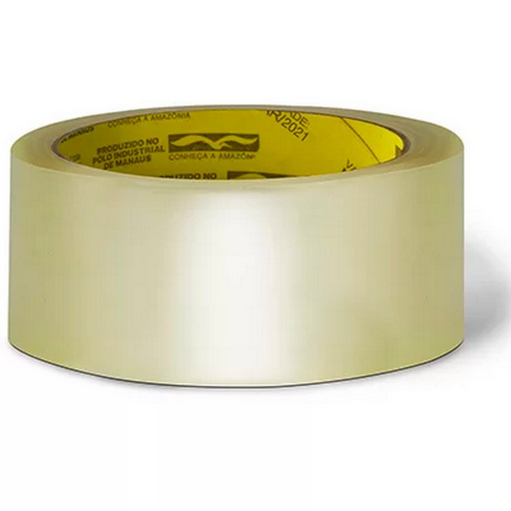 Fita Empacotamento Transparente 45mm x 100 Metros Scotch - 3M - Unitário - HB004640734