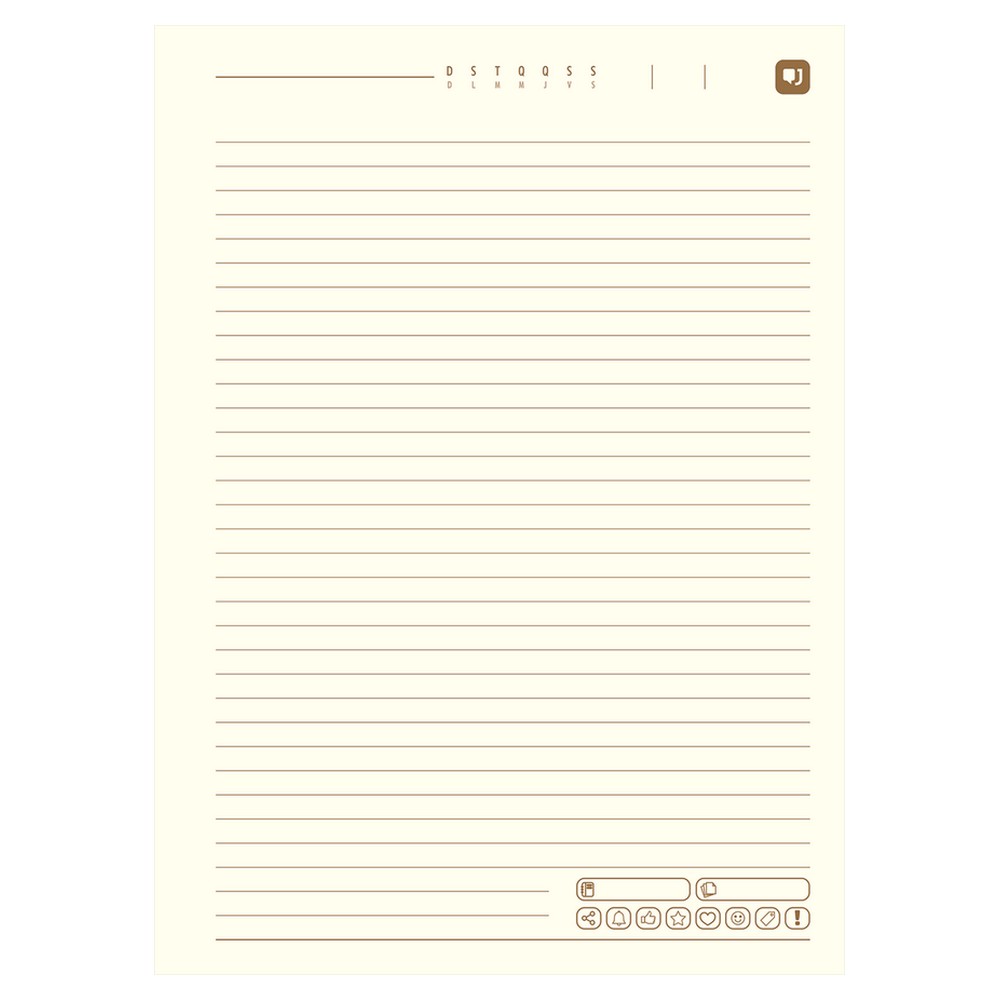 Caderno Universitário Capa Dura Espiral 1 Matéria 80 Fls 200x275 Kraft Color Unitário Jandaia 7280626