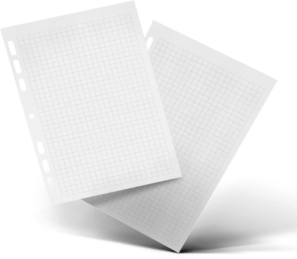 Refil Caderno Ótima A5 Quadriculado 30 Folhas