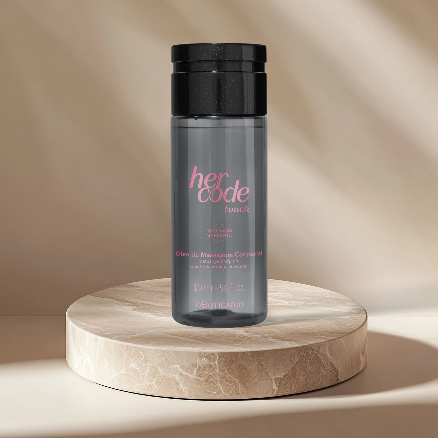 Óleo De Massagem Corporal Her Code Touch 150ml