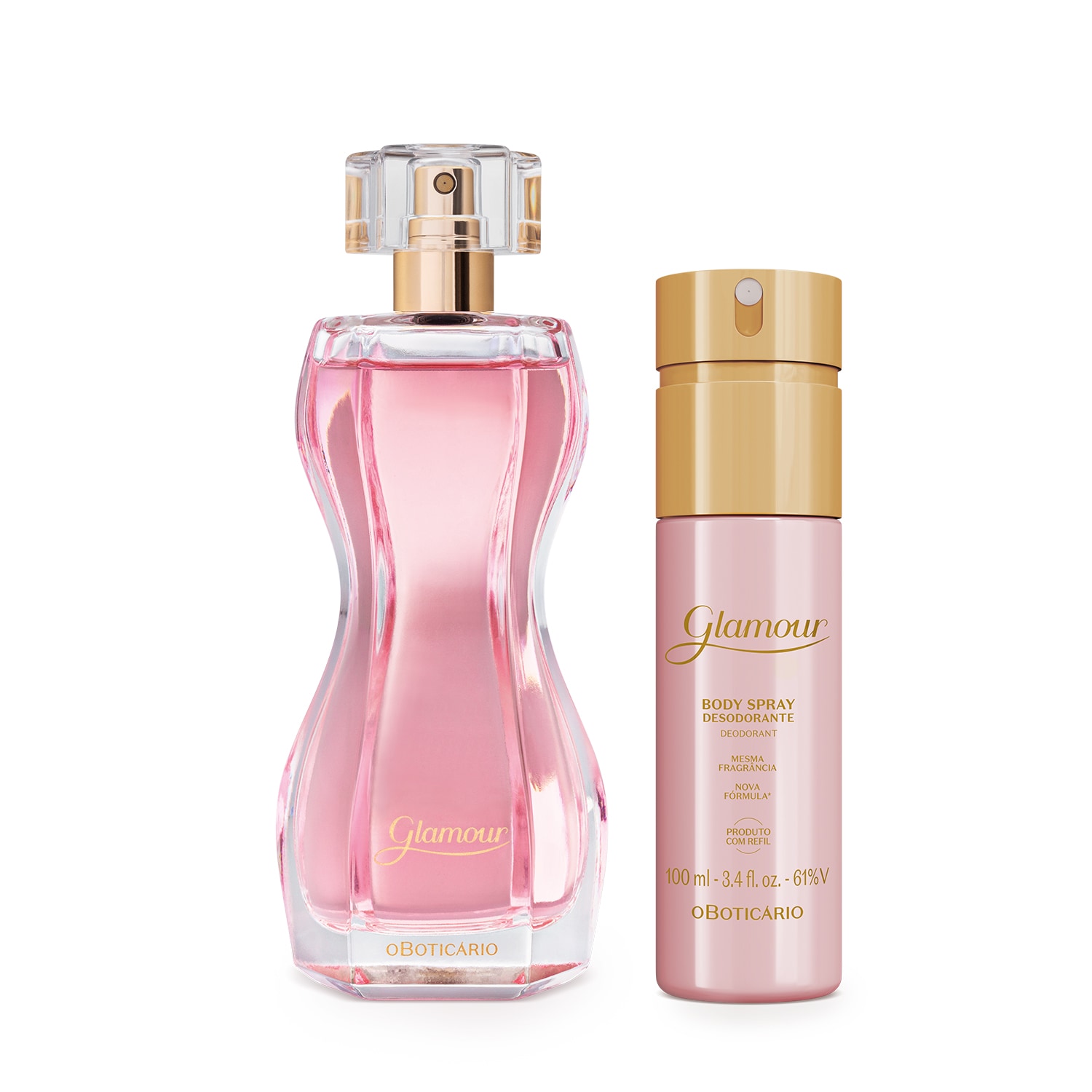 Combo Glamour: Desodorante Colônia 75ml + Body Spray 100ml