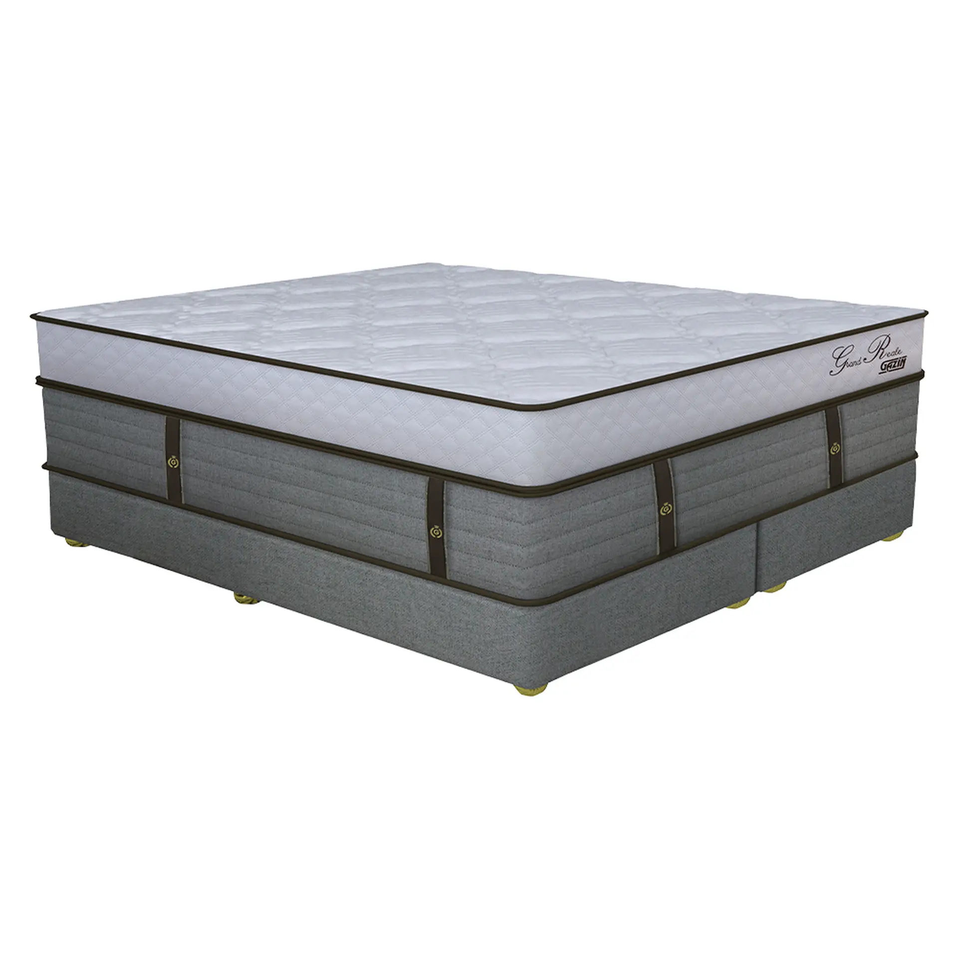 Colchão Cama Box Gazin Molas BlueWave King Size Grand Reale 193x203