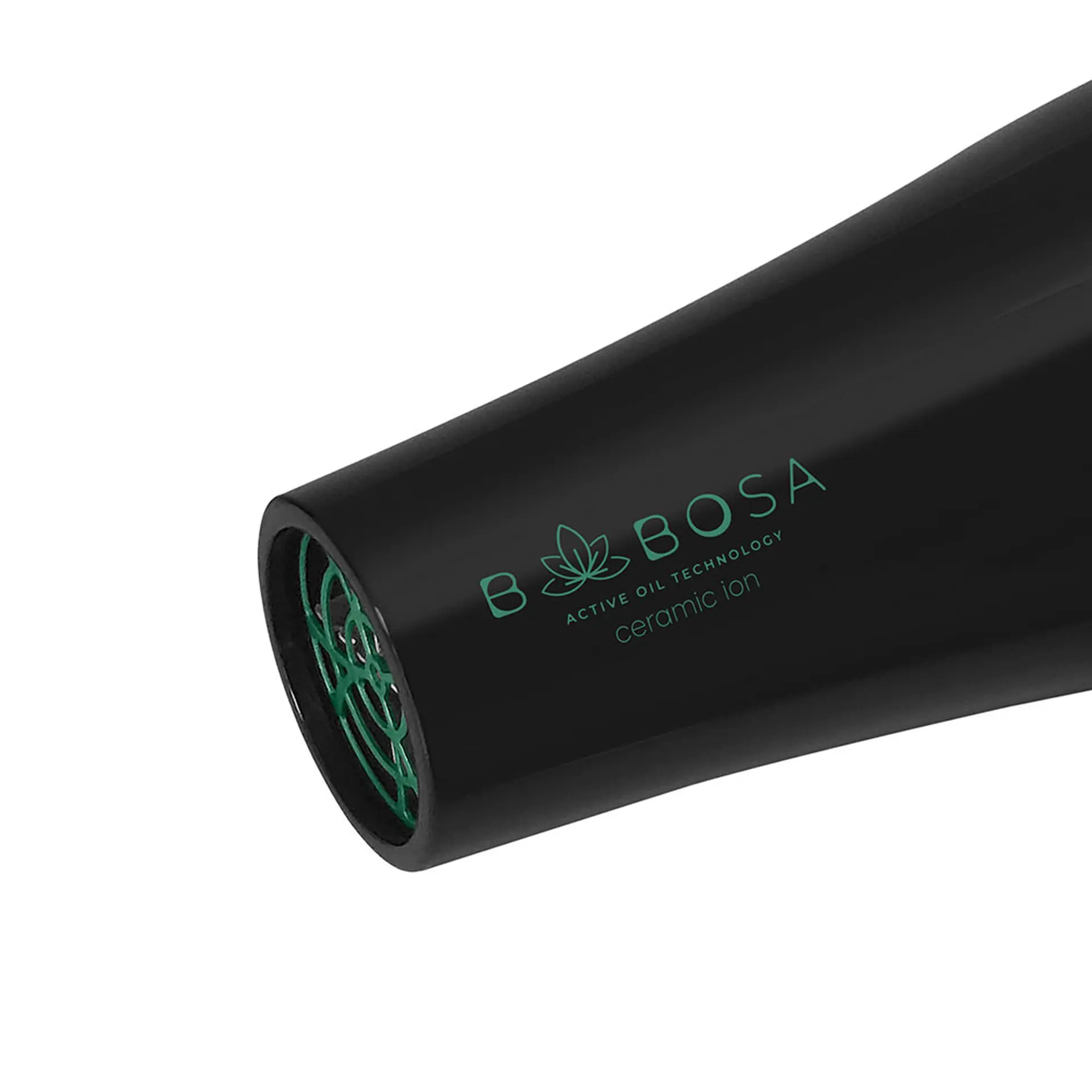 Secador de Cabelo Gama Babosa Ceramic Íon Antifrizz Motor AC Profissional - Preto/Verde - 110 Volts