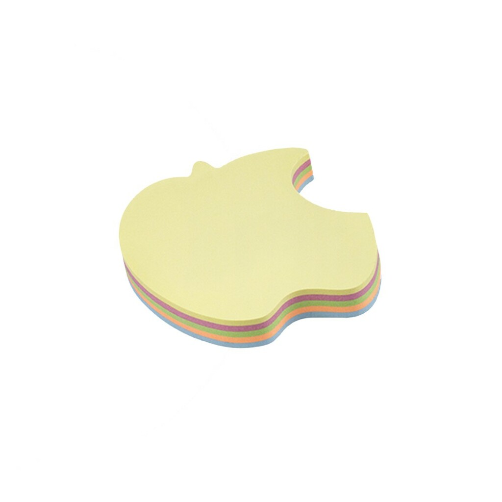 Bloco de Notas Adesivo 70x70mm com 1 Bloco de 100 Folhas 5 Cores Pastéis Soul Maçã - BRW - BA0006