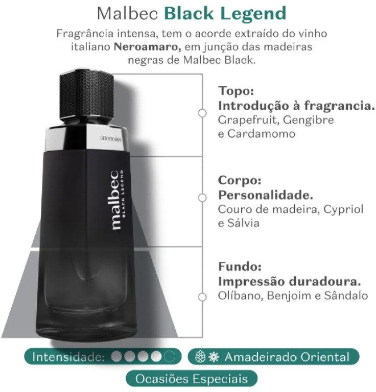 Malbec Black Legend Desodorante Colônia 100ml O Boticário