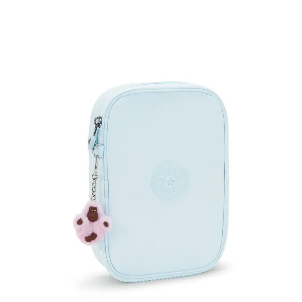 Estojo Kipling Blue Sky Met 100 Pens Azul
