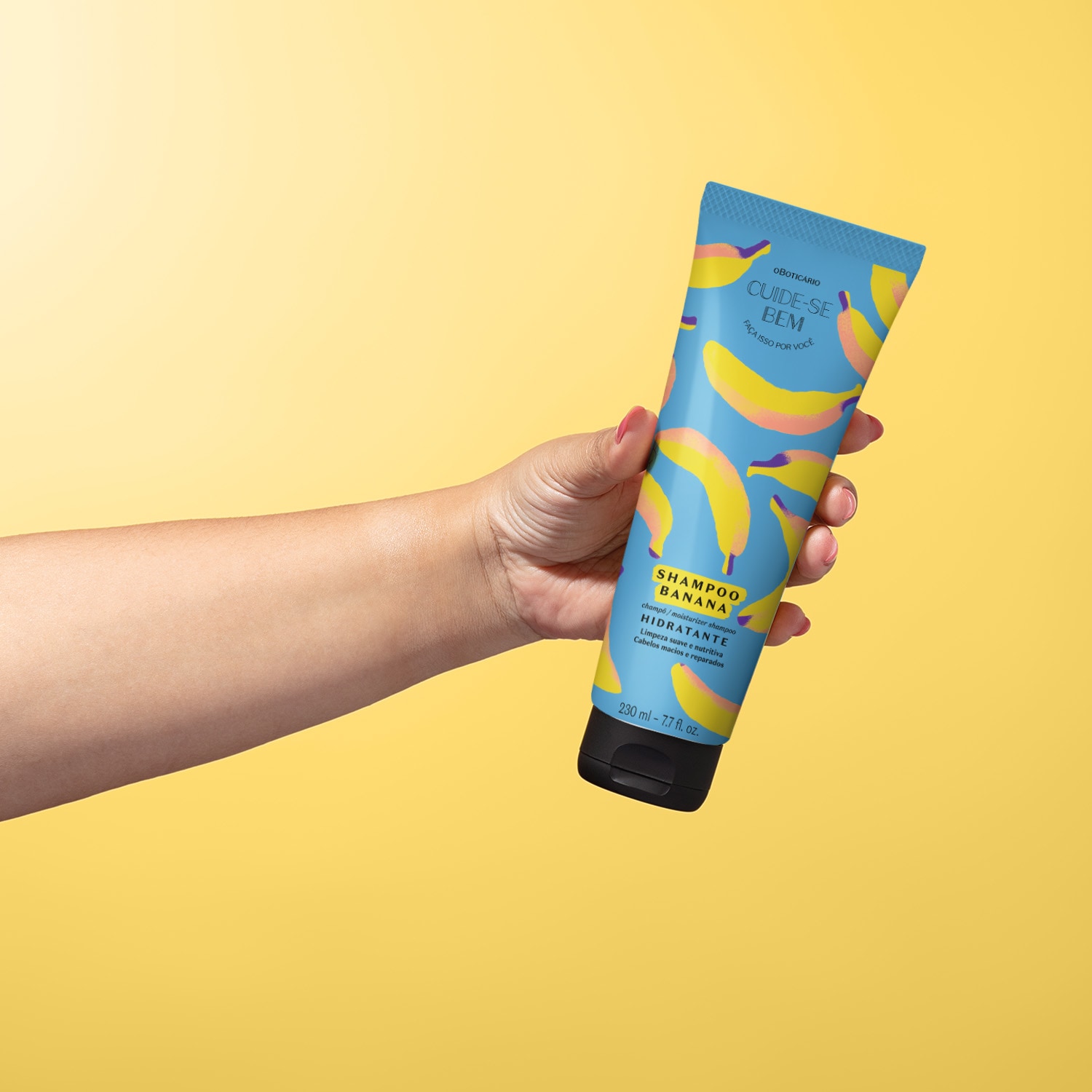 Shampoo Banana Cuide-se Bem Feira 230ml