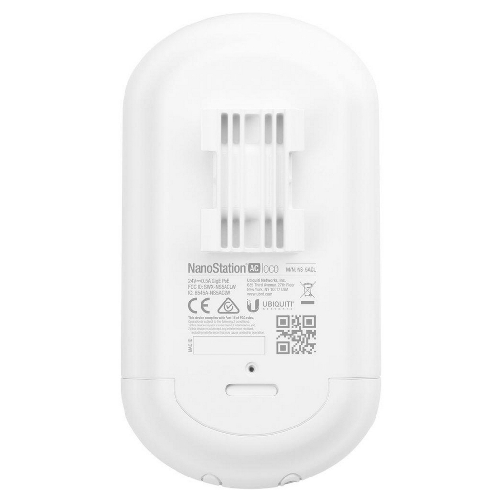 Nano Station Loco Mimo Ubiquiti AC 13DBI POE com Antena sem Fonte - LOCO5-AC