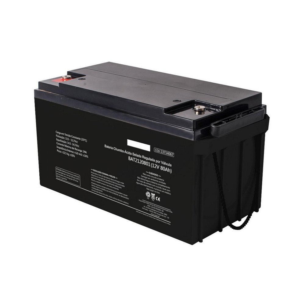 Bateria Selada para Alarmes e Nobreaks 80Ah 12V WEG 13714067