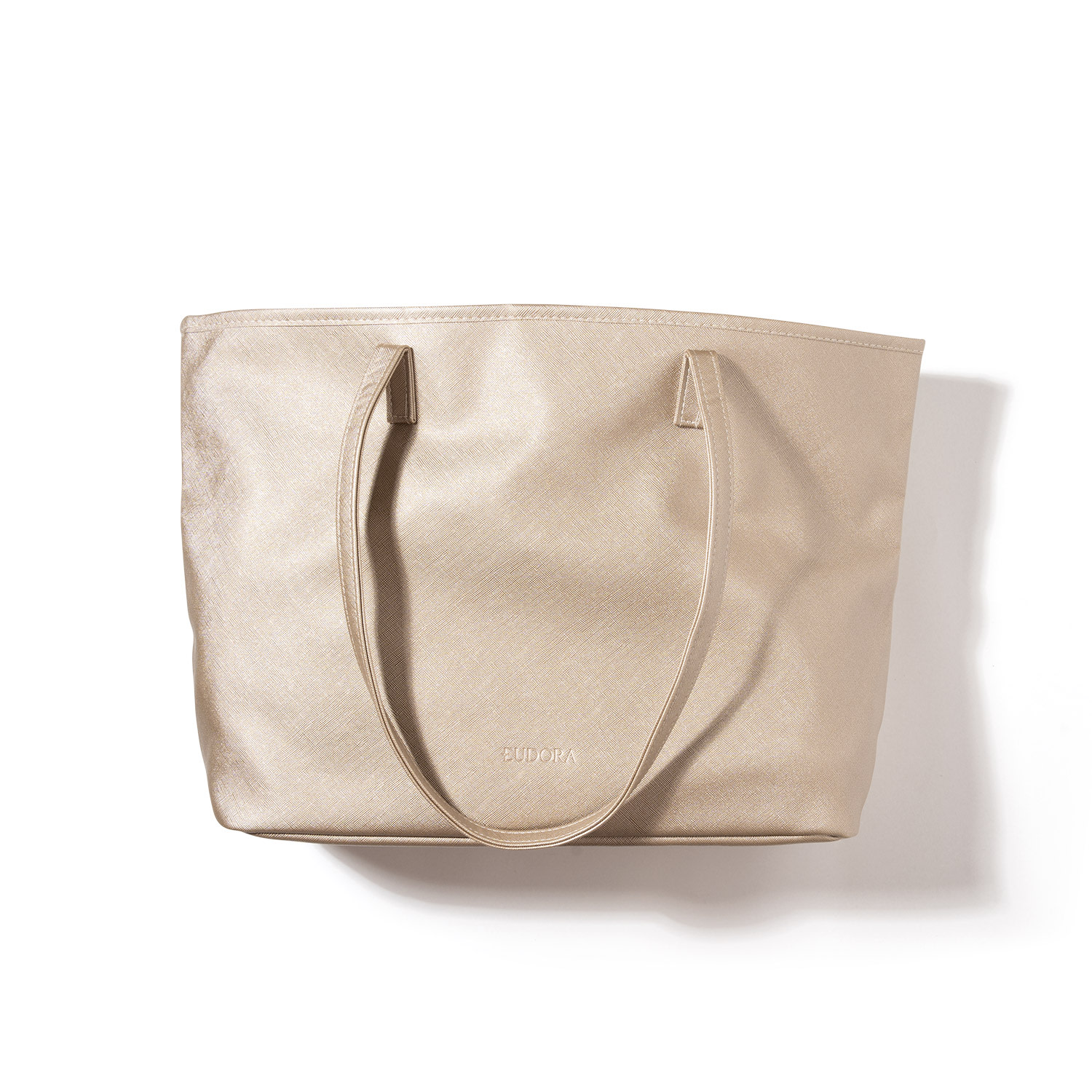 Bolsa Tote Dourada Eudora