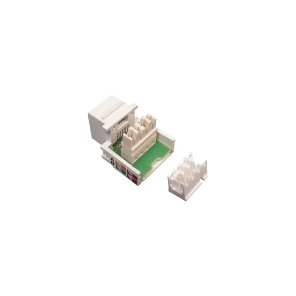 Conector Keystone Seccon SecLan RJ11 Fêmea Cat.3 Branco - WT-2068-W