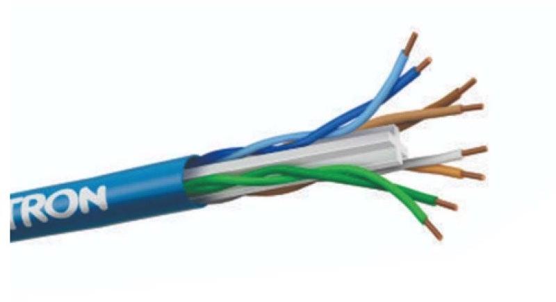 Cabo de Rede 23AWG Megatron Cat.6 4 Pares Azul 2387 Caixa 305m 100% Cobre Homologado ANATEL