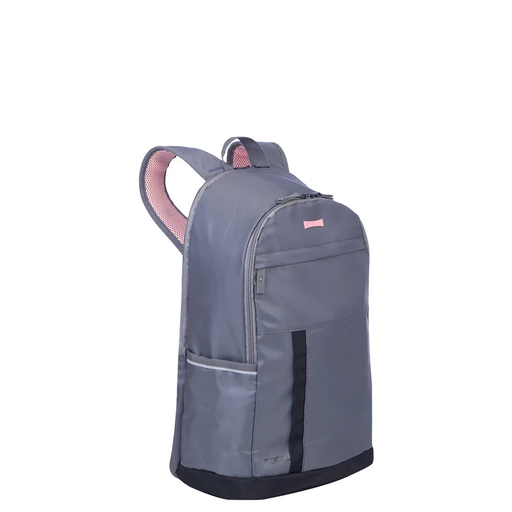Mochila de Costa Sestini Grande Laptop Focuz Cinza