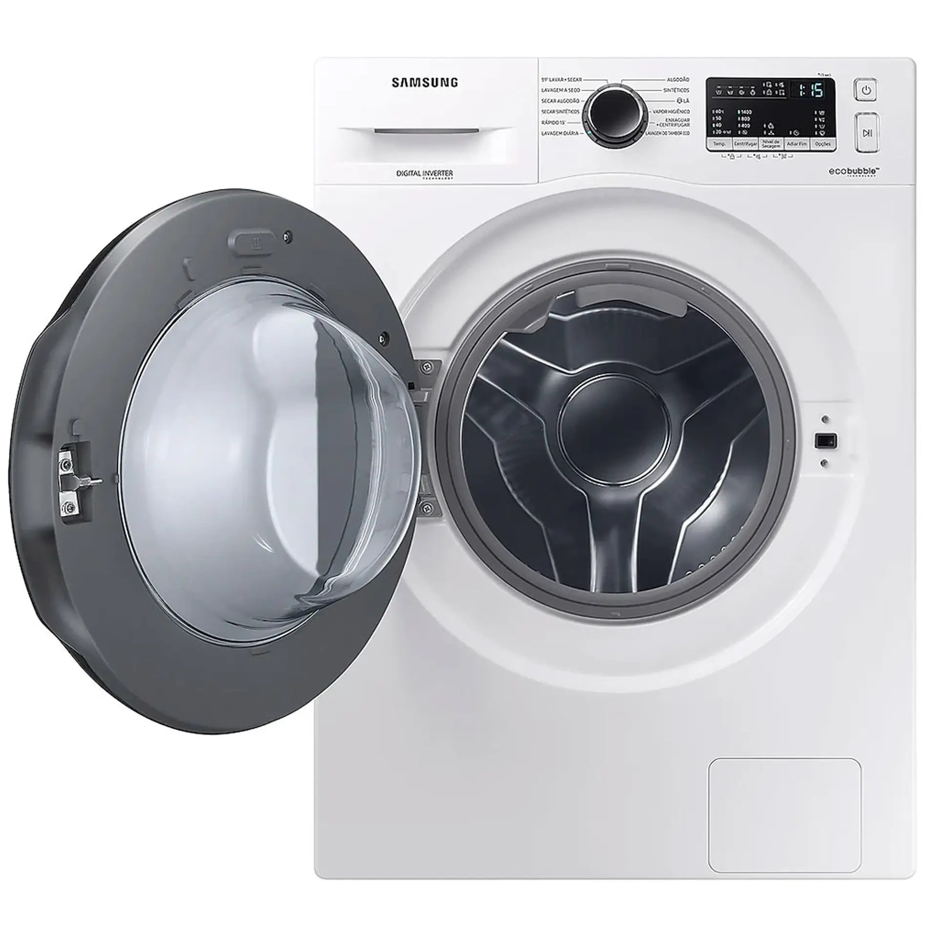Lava e Seca Samsung Ecobubble 11Kg Digital Inverter WD11A4453BW - Branco - 110 Volts