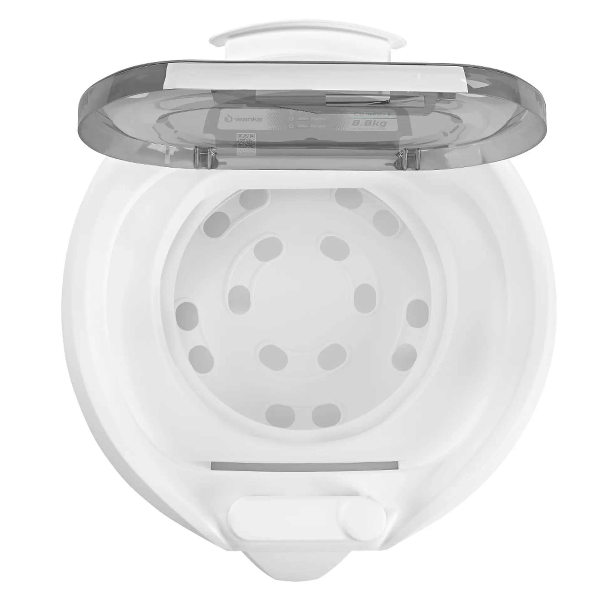 Centrífuga de Roupas Wanke Bella Eco 8,8kg Cesto Plástico 112100 - Branco - 220 Volts